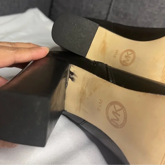 Michael Kors Black Heeled Boots - Picture 12 of 16